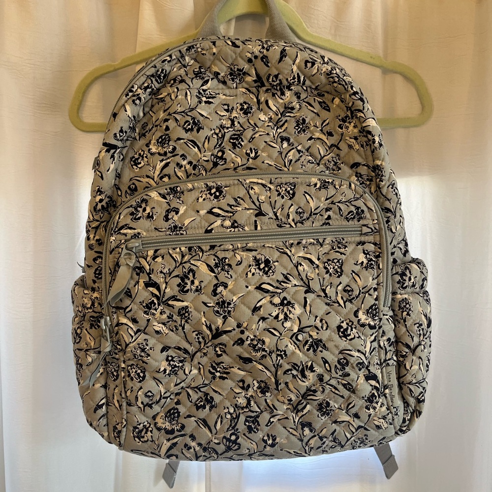 vera bradley cotton campus laptop backpack xl paisley print